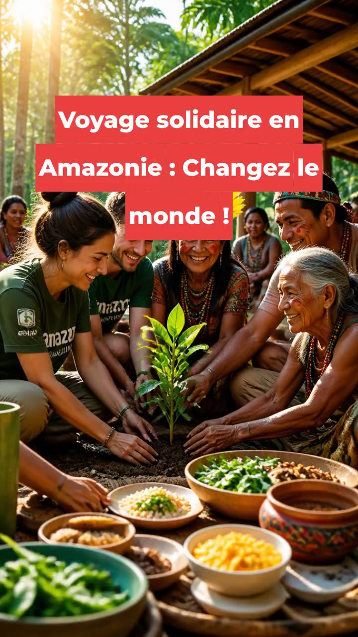 Voyage solidaire en Amazonie : Changez le monde !