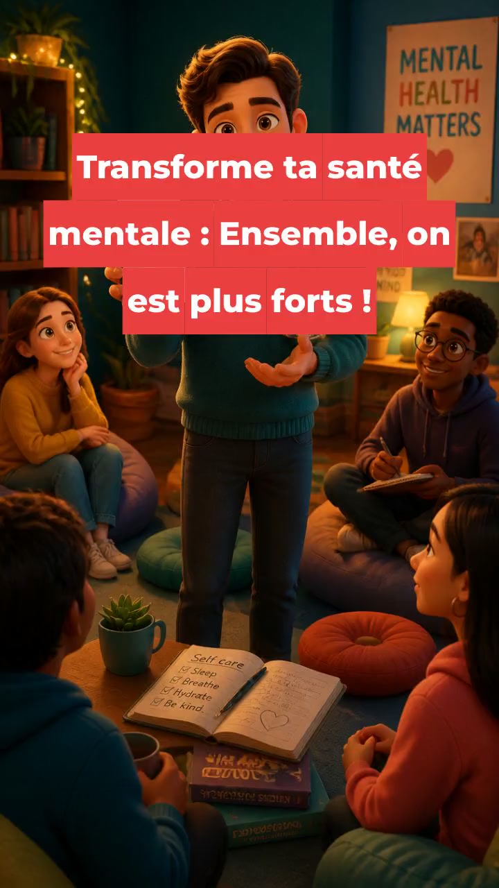 Transforme ta santé mentale : Ensemble, on est plus forts !