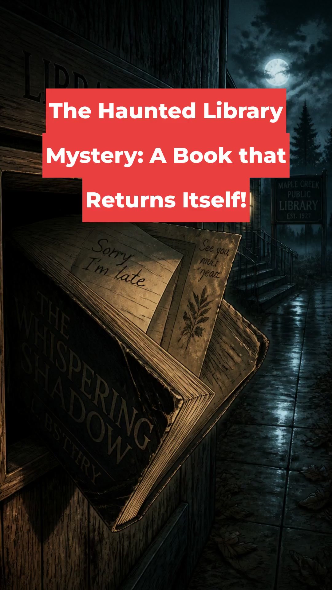 The Haunted Library Mystery: A Book that Returns Itself!