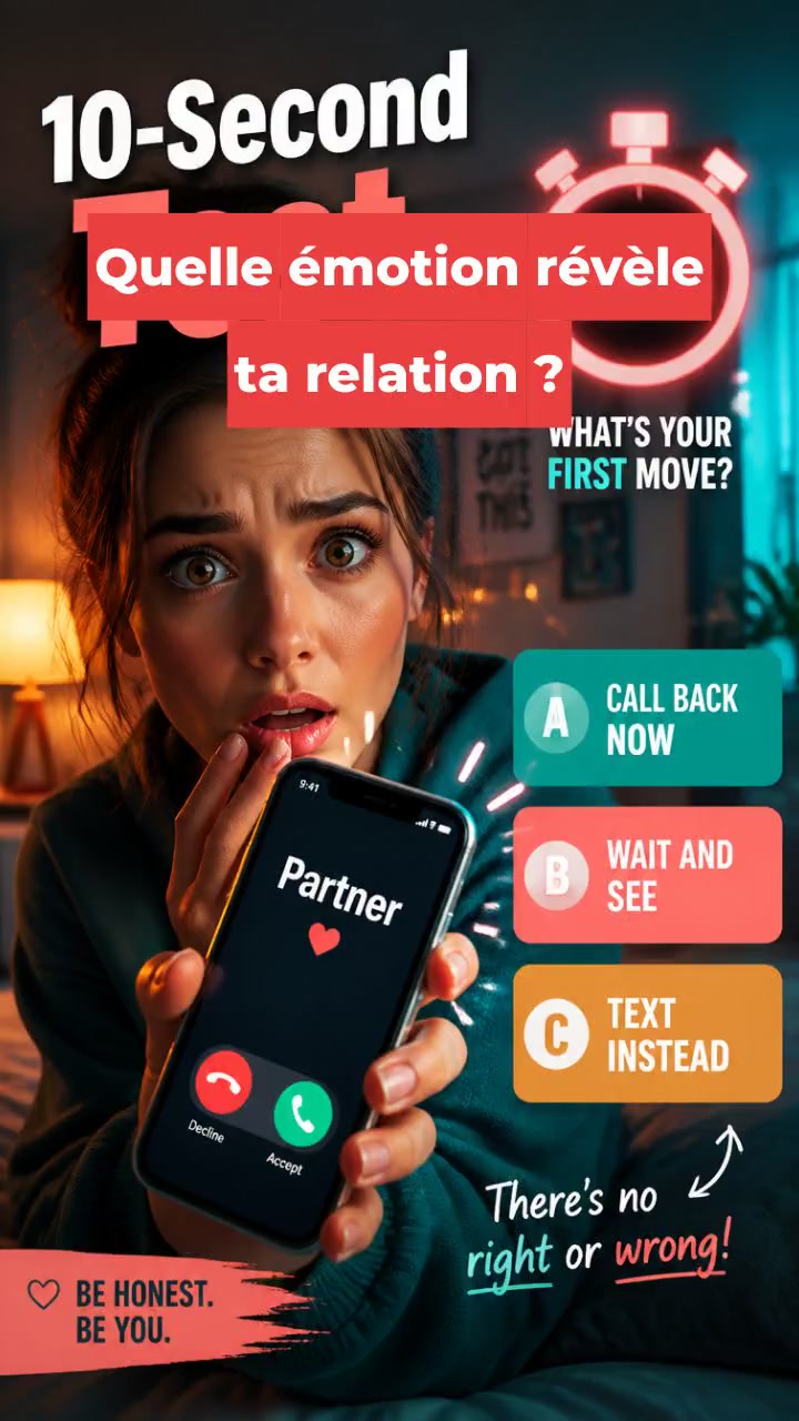 Quelle émotion révèle ta relation ?