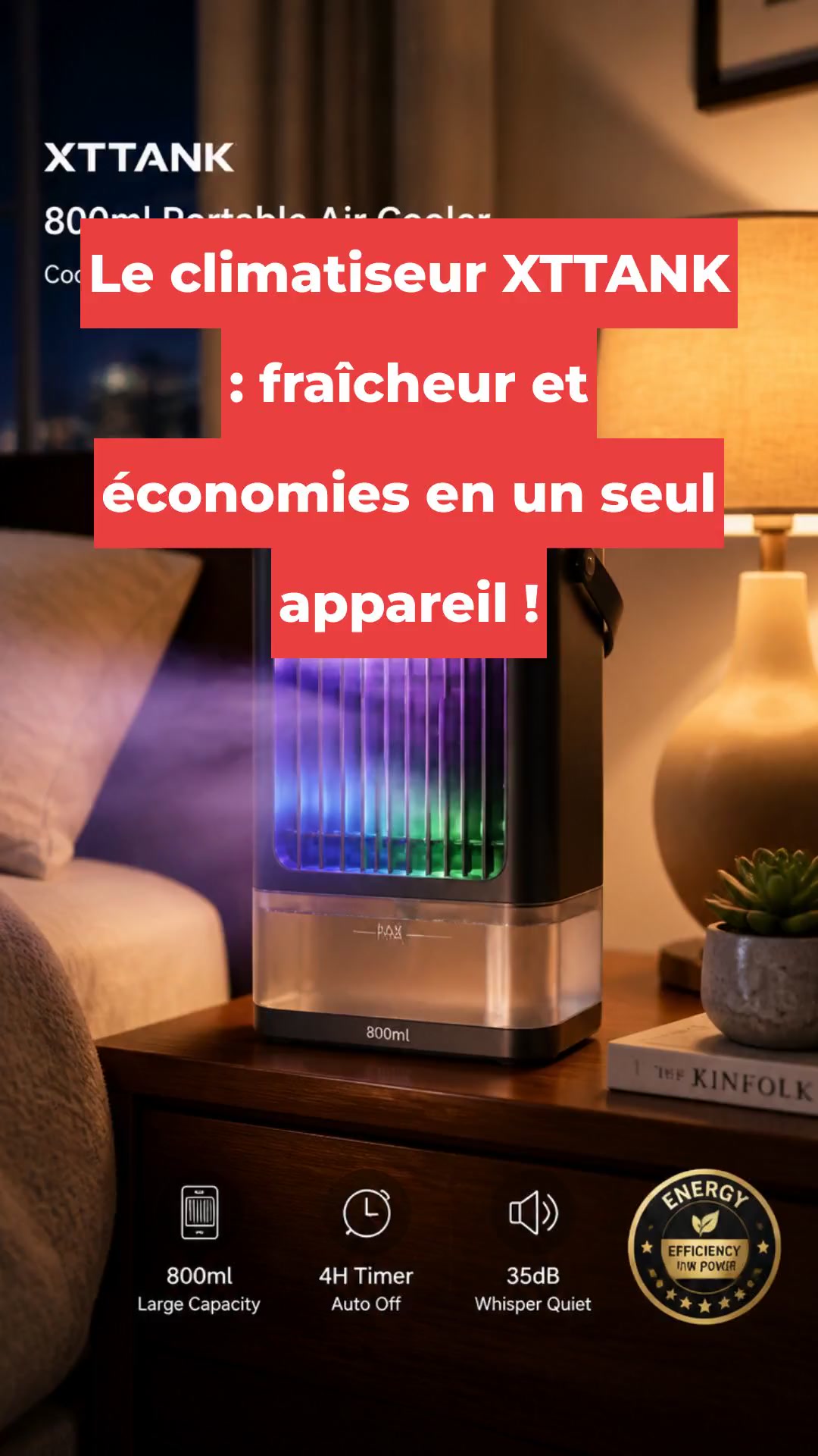 Le climatiseur XTTANK : fraîcheur et économies en un seul appareil !