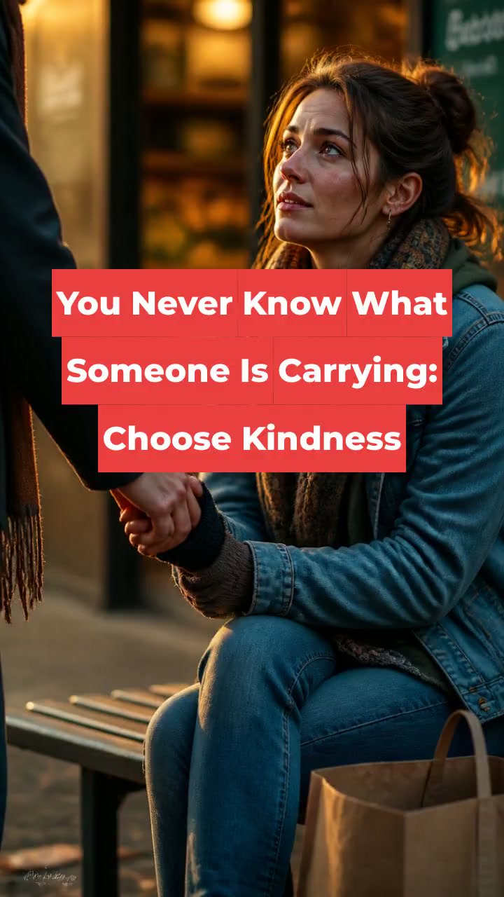 You Never Know What Someone Is Carrying: Choose Kindness