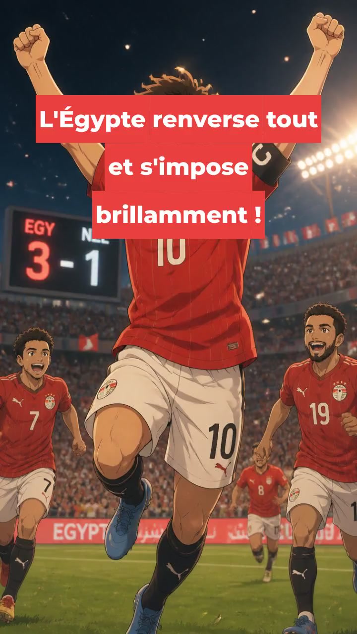 L'Égypte renverse tout et s'impose brillamment !