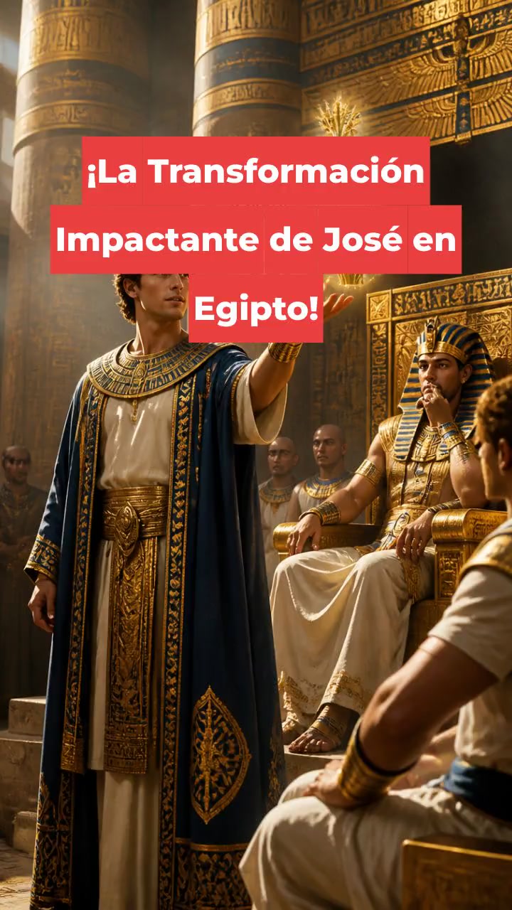 ¡La Transformación Impactante de José en Egipto!