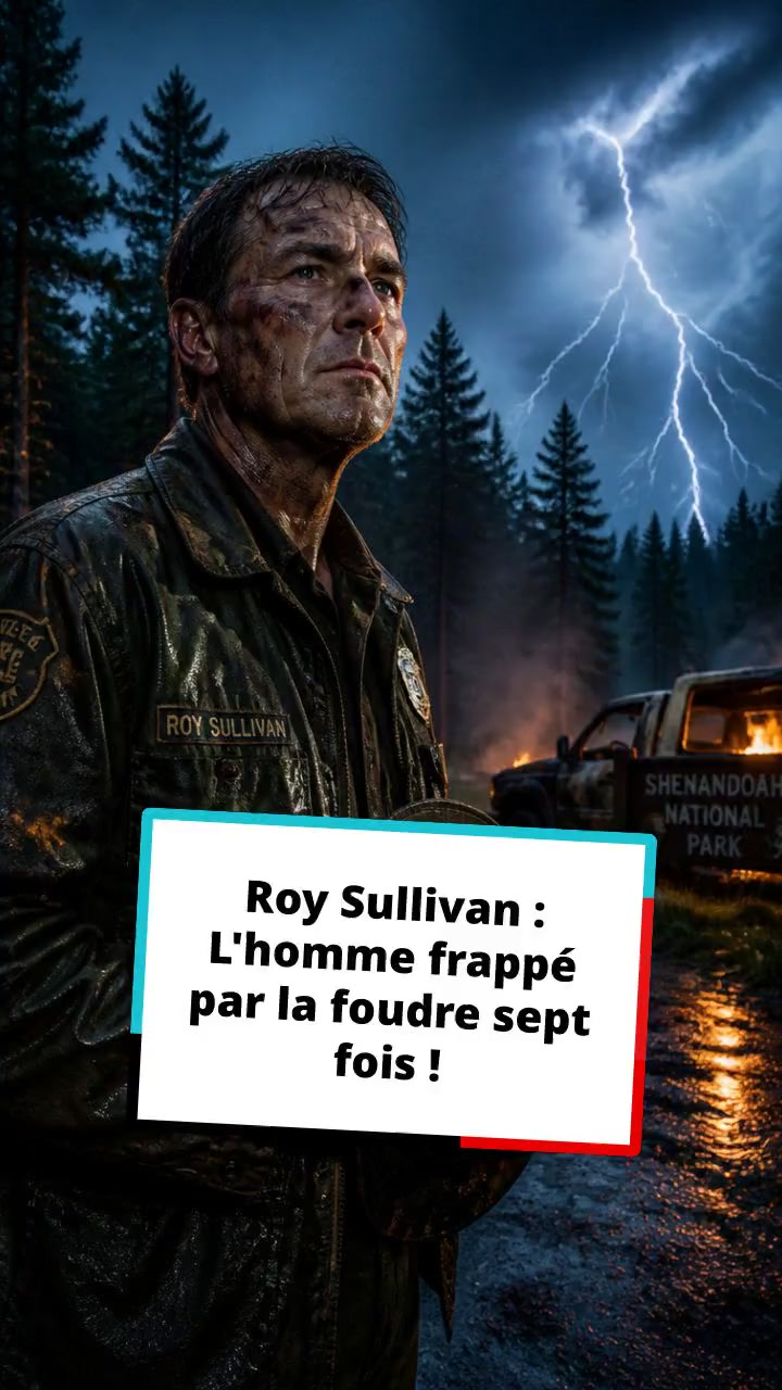 Roy Sullivan : L'homme frappé par la foudre sept fois !