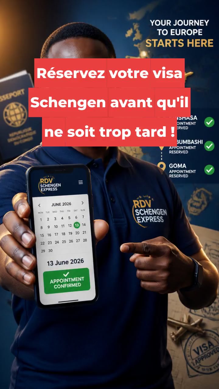 Réservez votre visa Schengen avant qu'il ne soit trop tard !