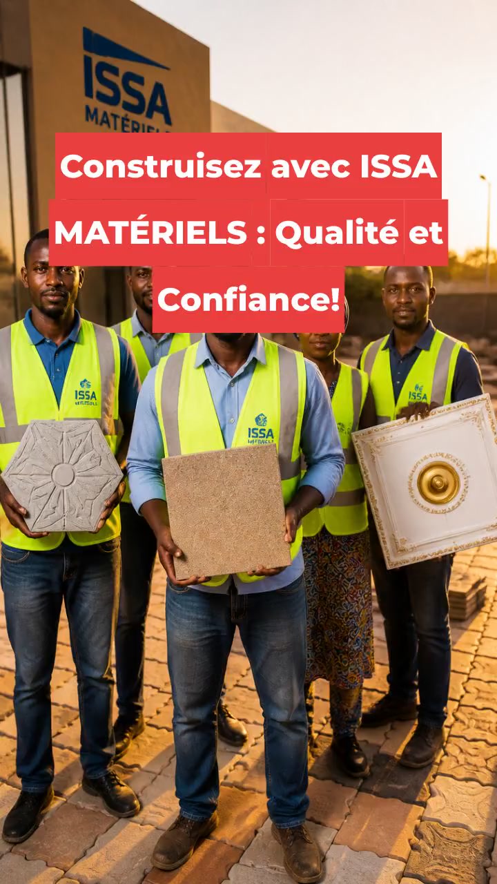 Construisez avec ISSA MATÉRIELS : Qualité et Confiance!