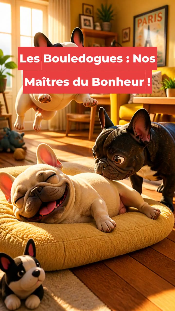 Les Bouledogues : Nos Maîtres du Bonheur !
