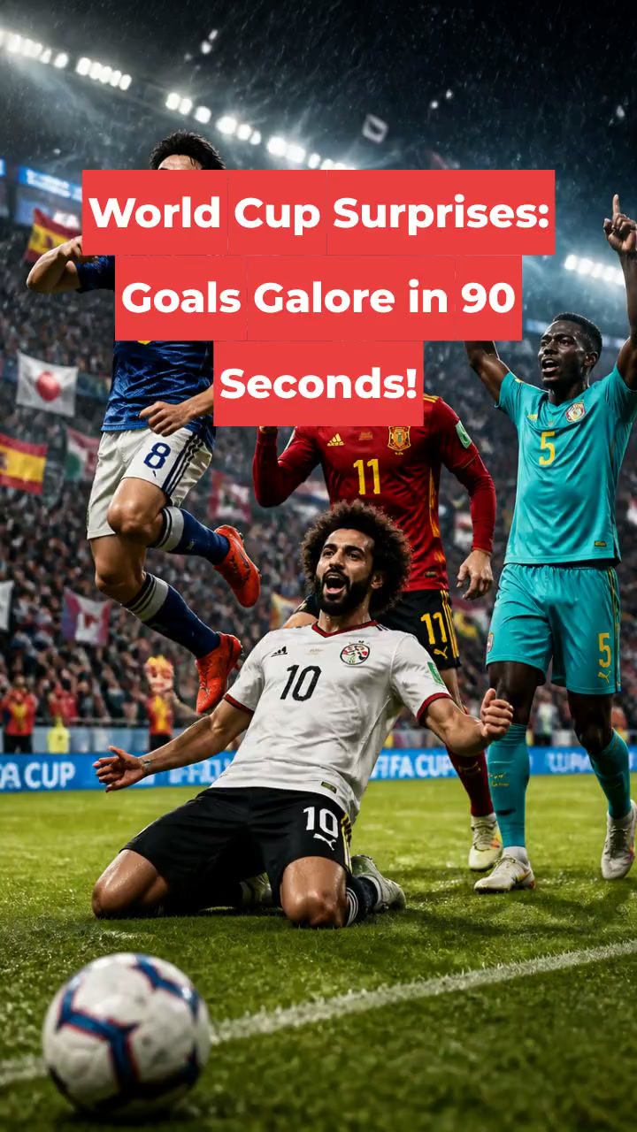 World Cup Surprises: Goals Galore in 90 Seconds!