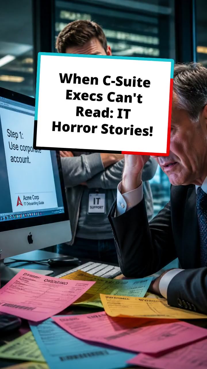 When C-Suite Execs Can't Read: IT Horror Stories!
