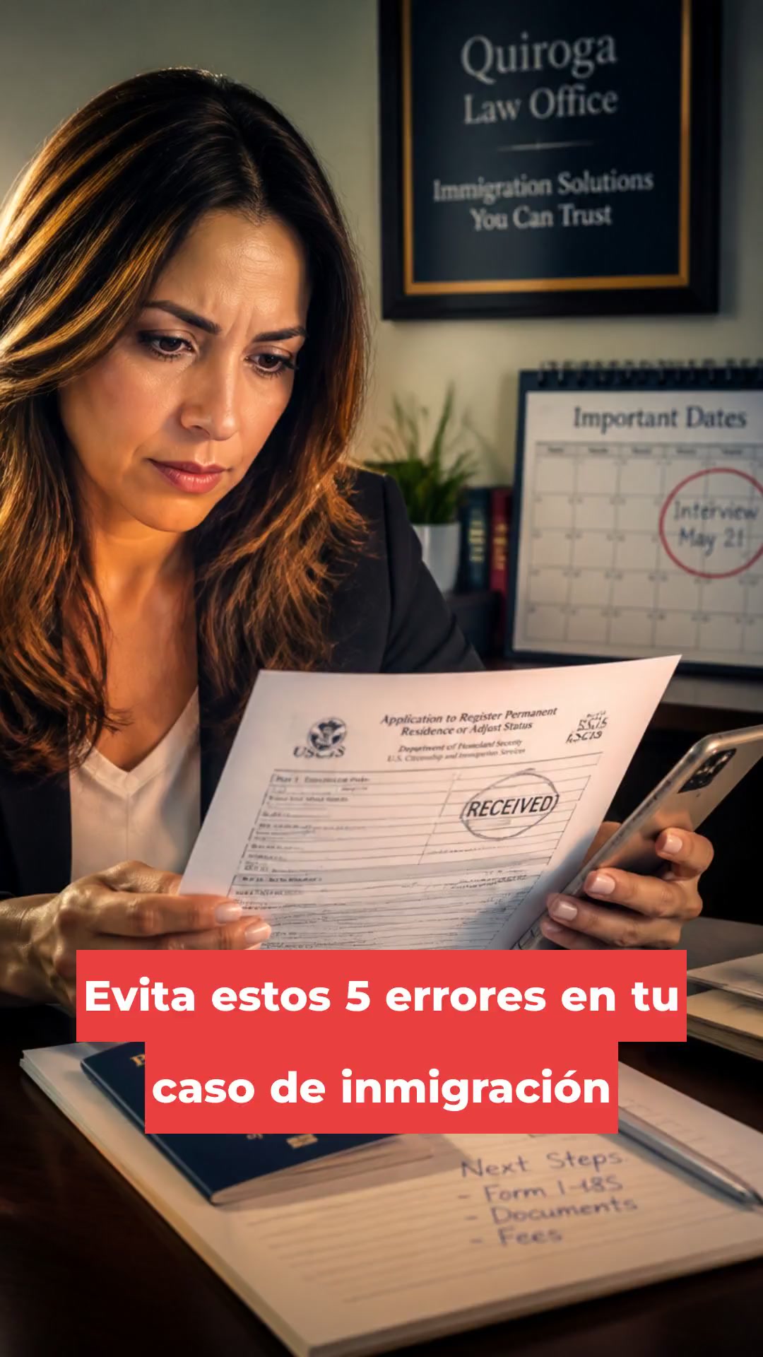 Evita estos 5 errores en tu caso de inmigración