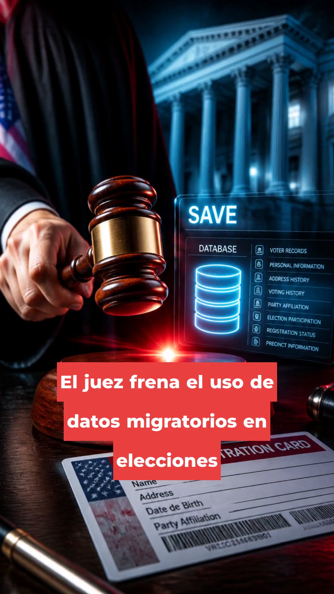 El juez frena el uso de datos migratorios en elecciones