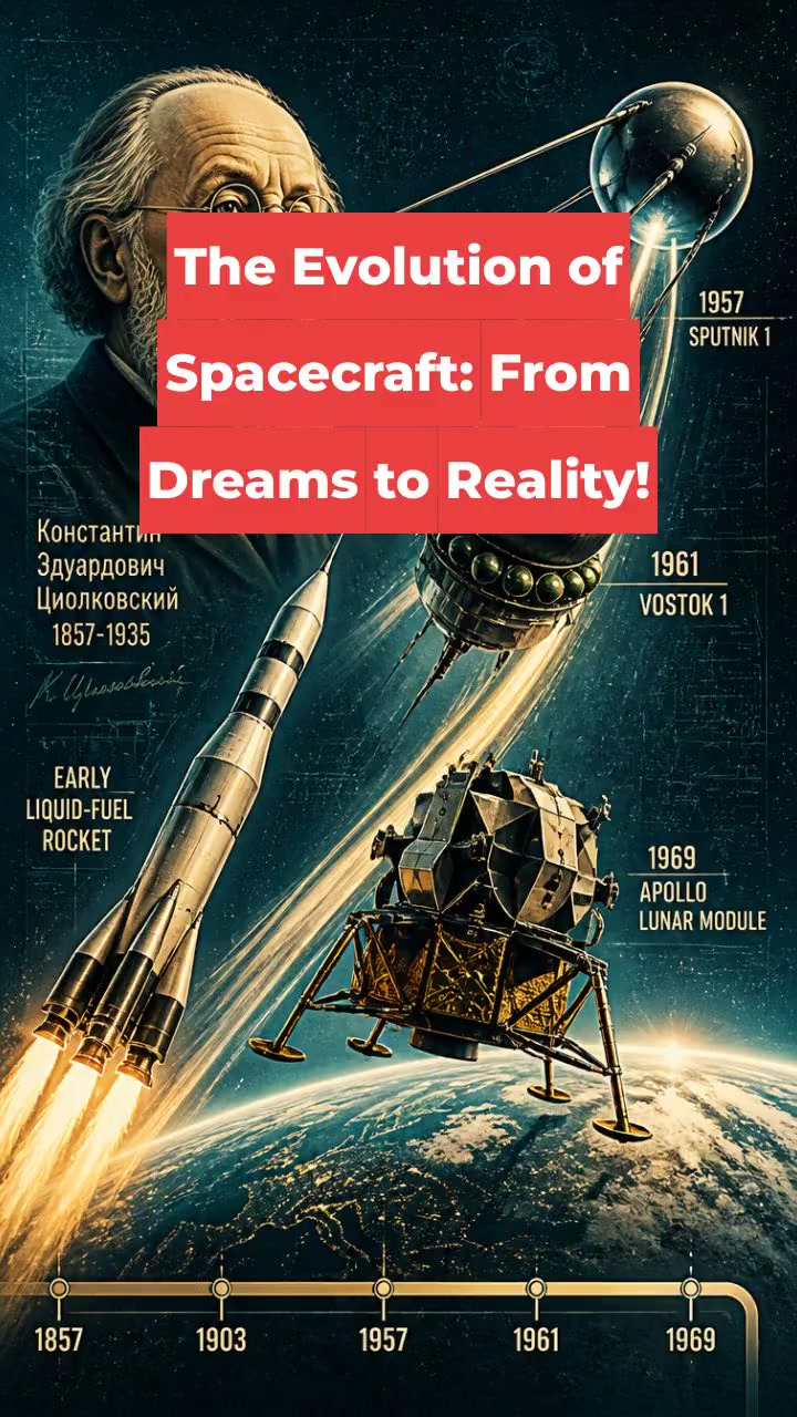The Evolution of Spacecraft: From Dreams to Reality!