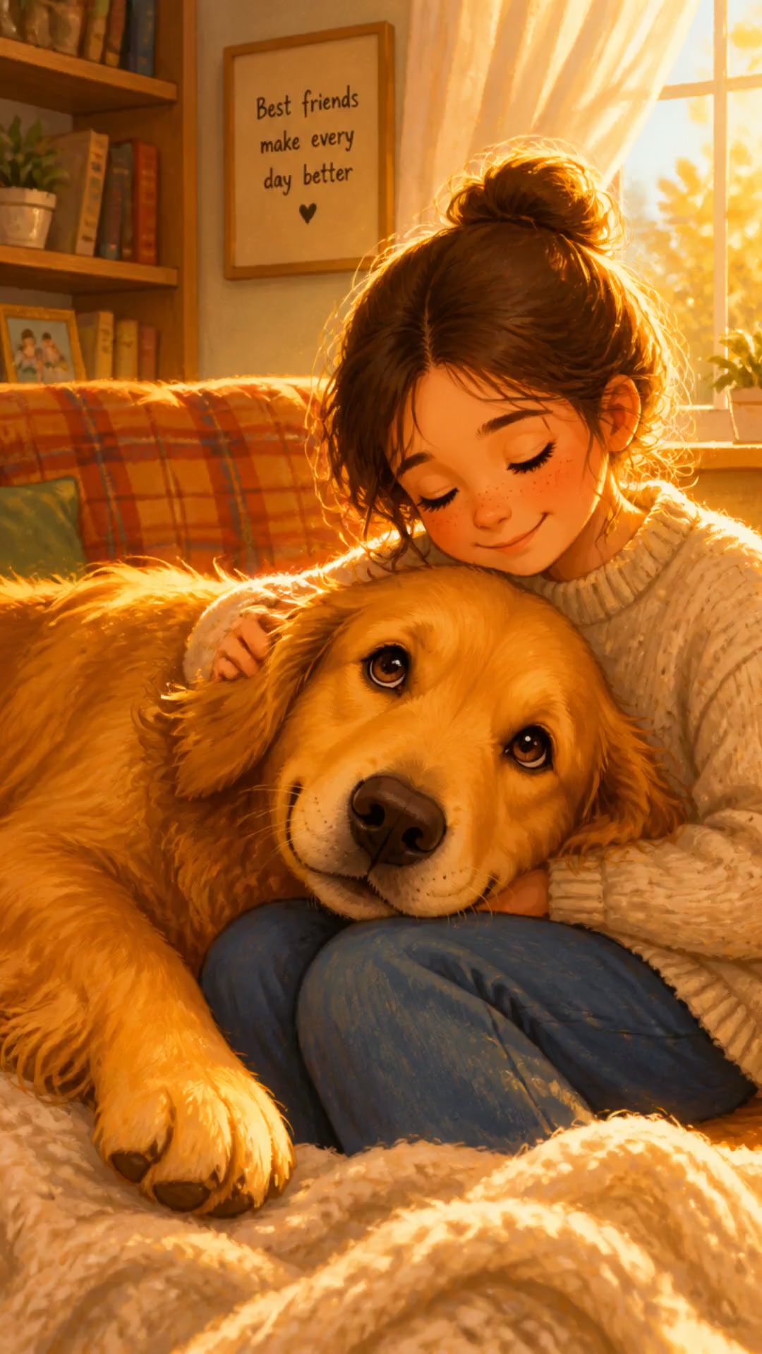 L'amour inconditionnel d'un chien !