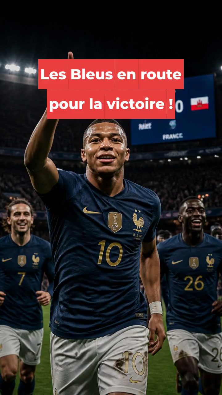 Les Bleus en route pour la victoire !
