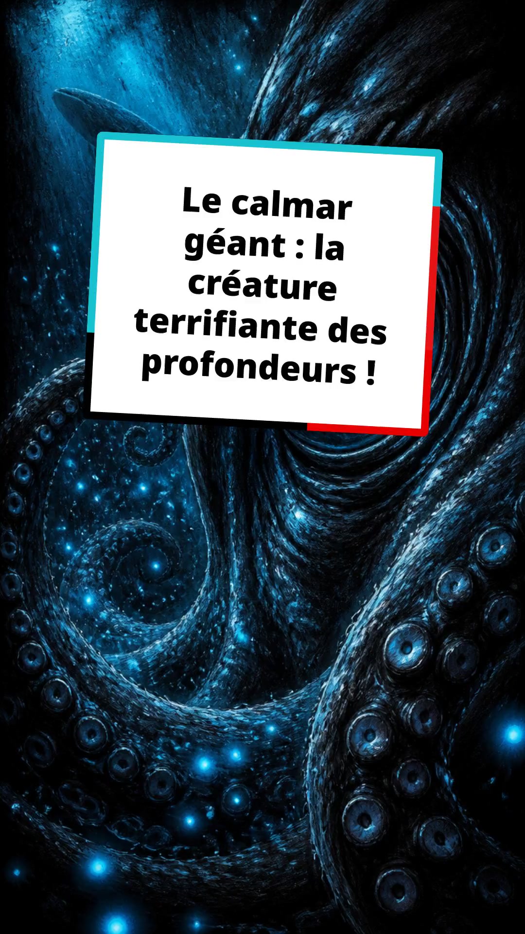 Le calmar géant : la créature terrifiante des profondeurs !