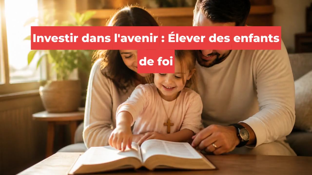 Investir dans l'avenir : Élever des enfants de foi