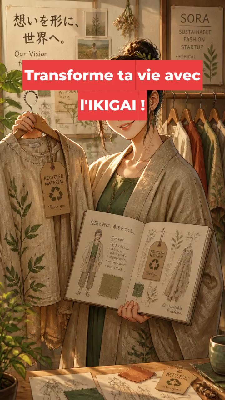 Transforme ta vie avec l'IKIGAI !
