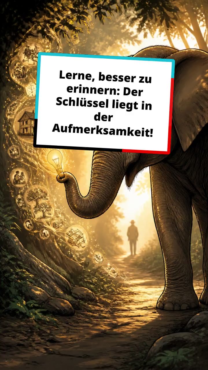 Lerne, besser zu erinnern: Der Schlüssel liegt in der Aufmerksamkeit!