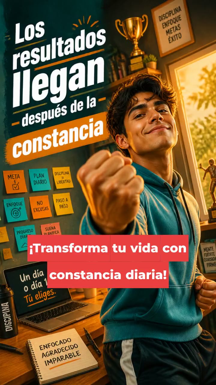 ¡Transforma tu vida con constancia diaria!