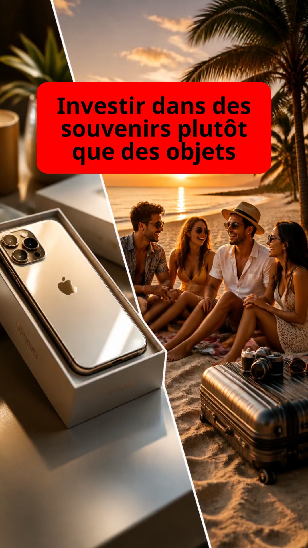 Investir dans des souvenirs plutôt que des objets !