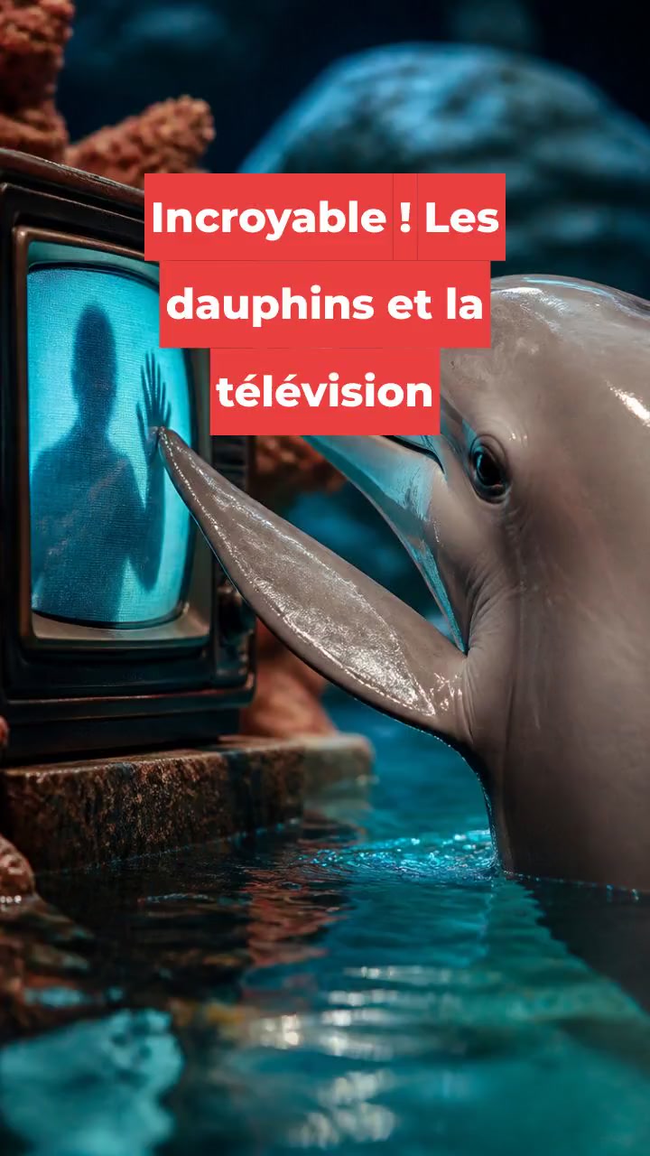 Incroyable ! Les dauphins et la télévision