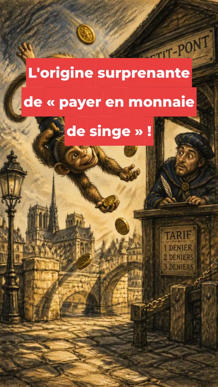 Pourquoi dit-on “payer en monnaie de singe” ?