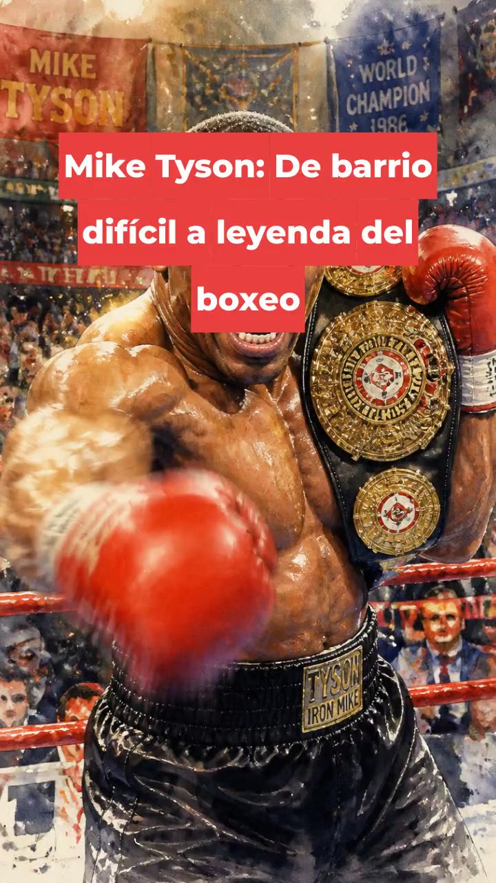 Mike Tyson: De barrio difícil a leyenda del boxeo