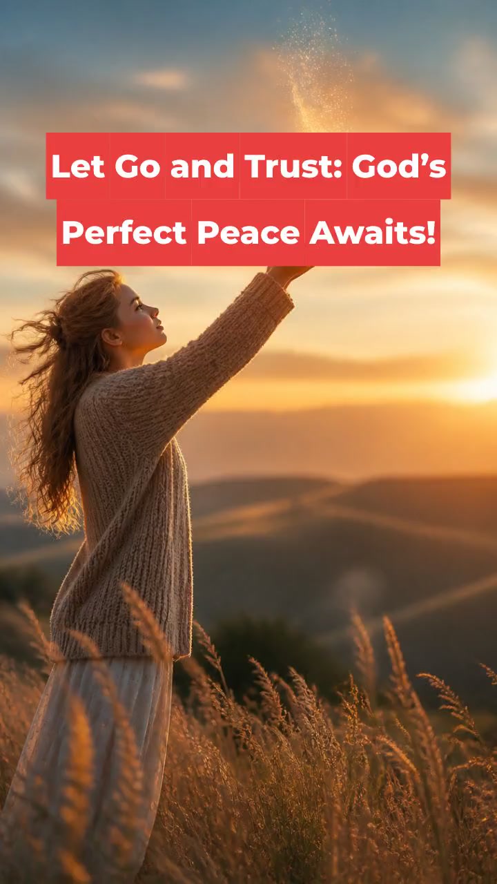 Let Go and Trust: God’s Perfect Peace Awaits!