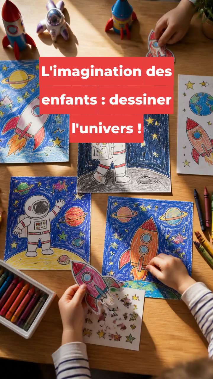 L'imagination des enfants : dessiner l'univers !