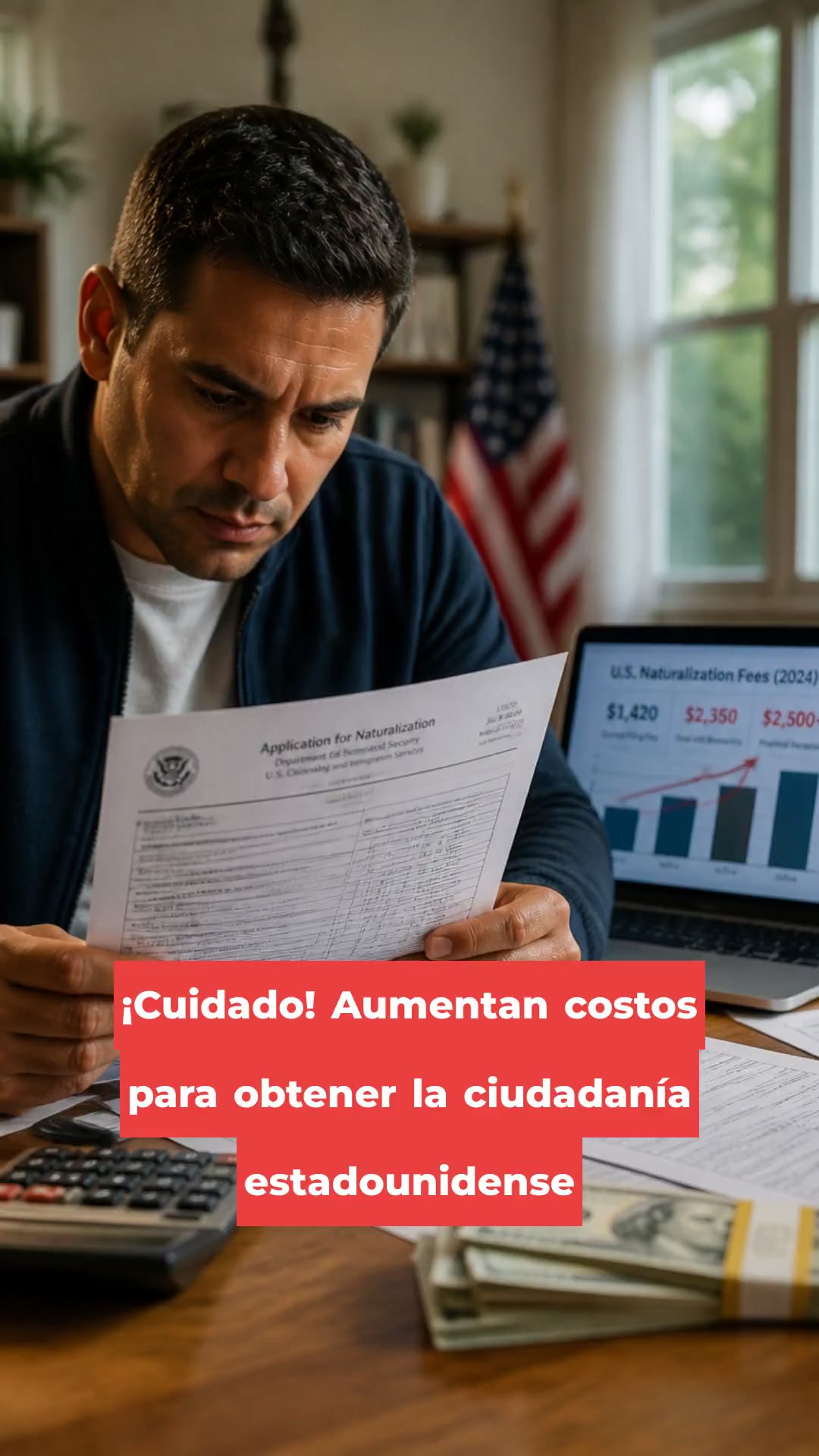 ¡Cuidado! Aumentan costos para obtener la ciudadanía estadounidense
