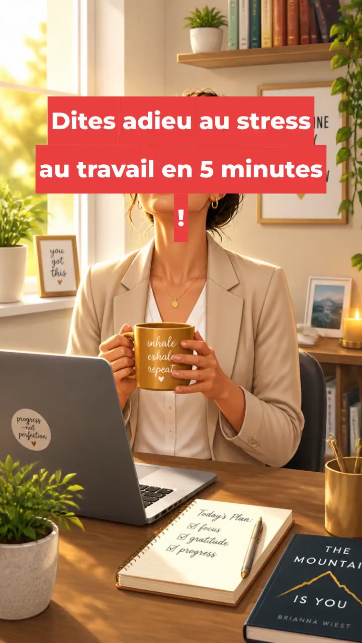 Dites adieu au stress au travail en 5 minutes !