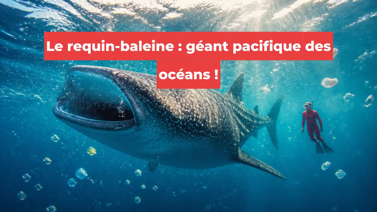 Le requin-baleine : géant pacifique des océans !
