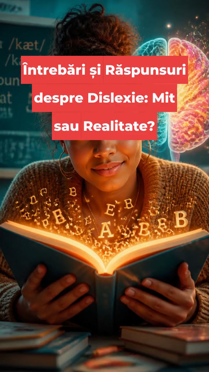 Întrebări și Răspunsuri despre Dislexie: Mit sau Realitate?