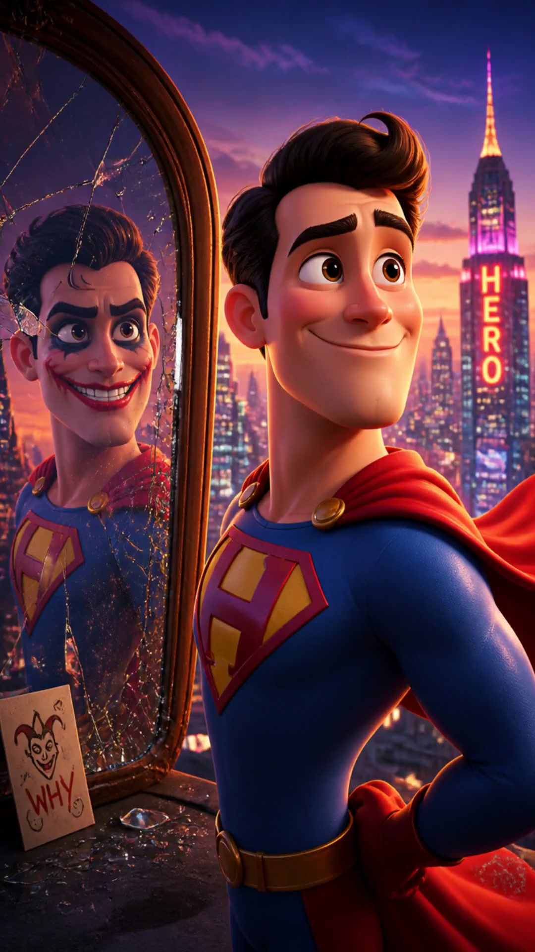 Entre Superman et Joker : L'Obscurité d'un Héros
