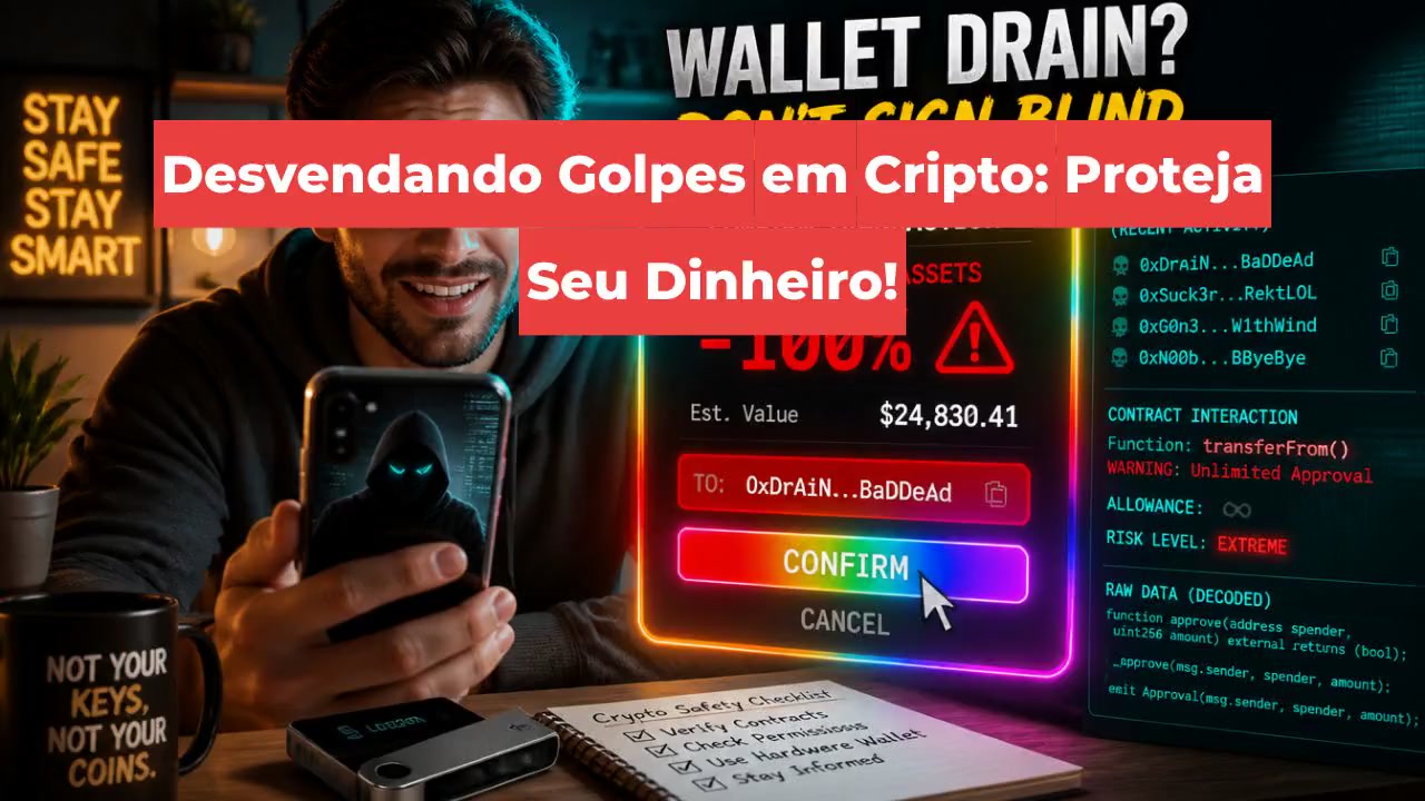 Desvendando Golpes em Cripto: Proteja Seu Dinheiro!