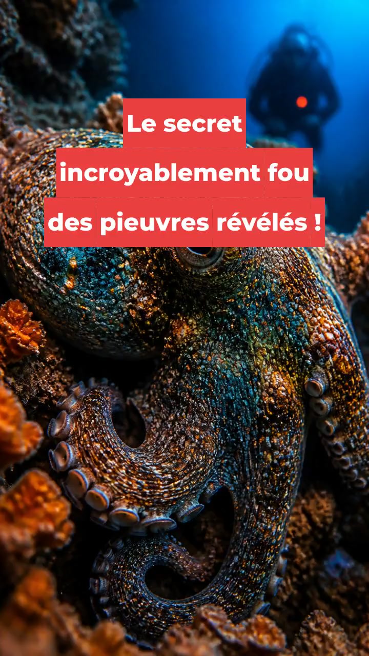 Le secret incroyablement fou des pieuvres révélés !