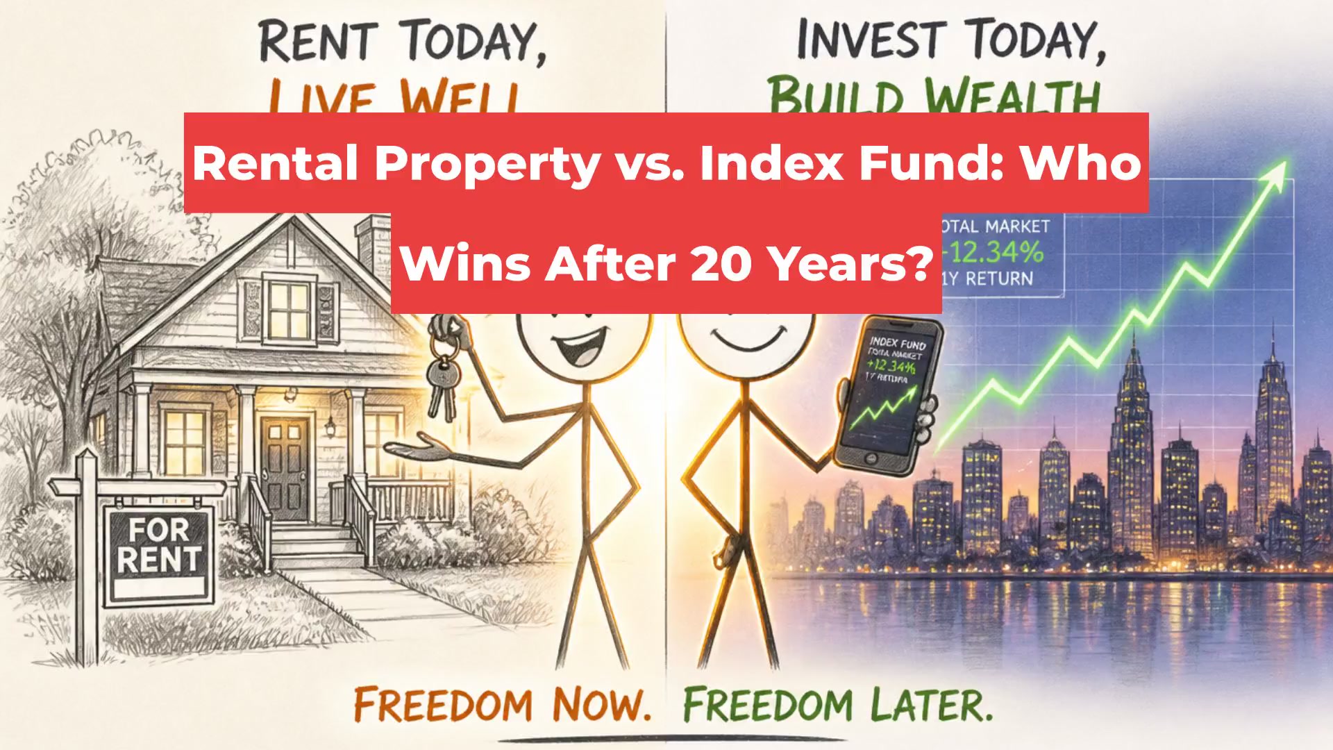 Rental Property vs. Index Fund: Who Wins After 20 Years?