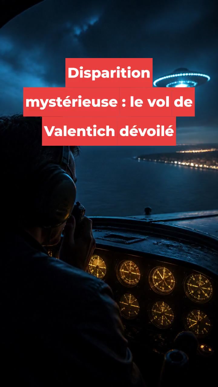 Disparition mystérieuse : le vol de Valentich dévoilé