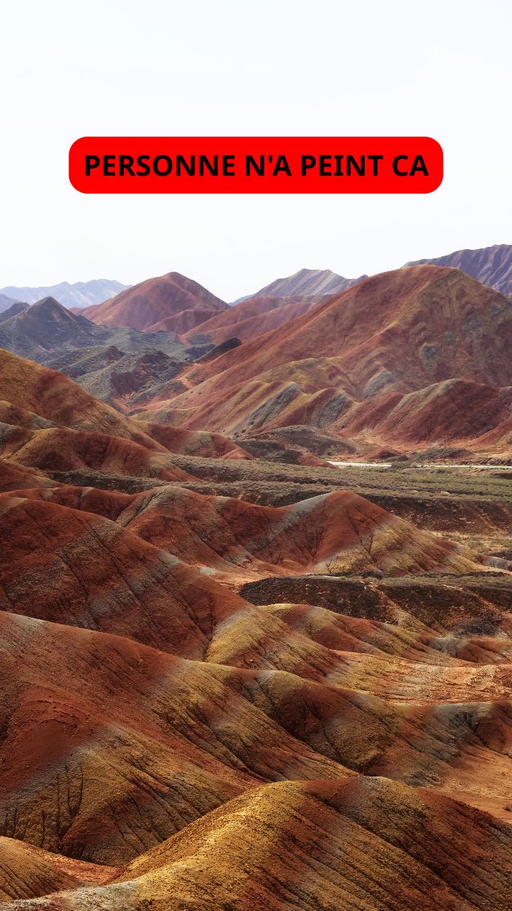 Ces montagnes incroyables ne sont pas un montage !