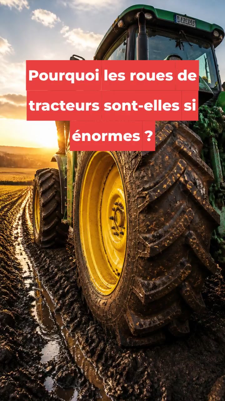 Pourquoi les roues de tracteurs sont-elles si énormes ?