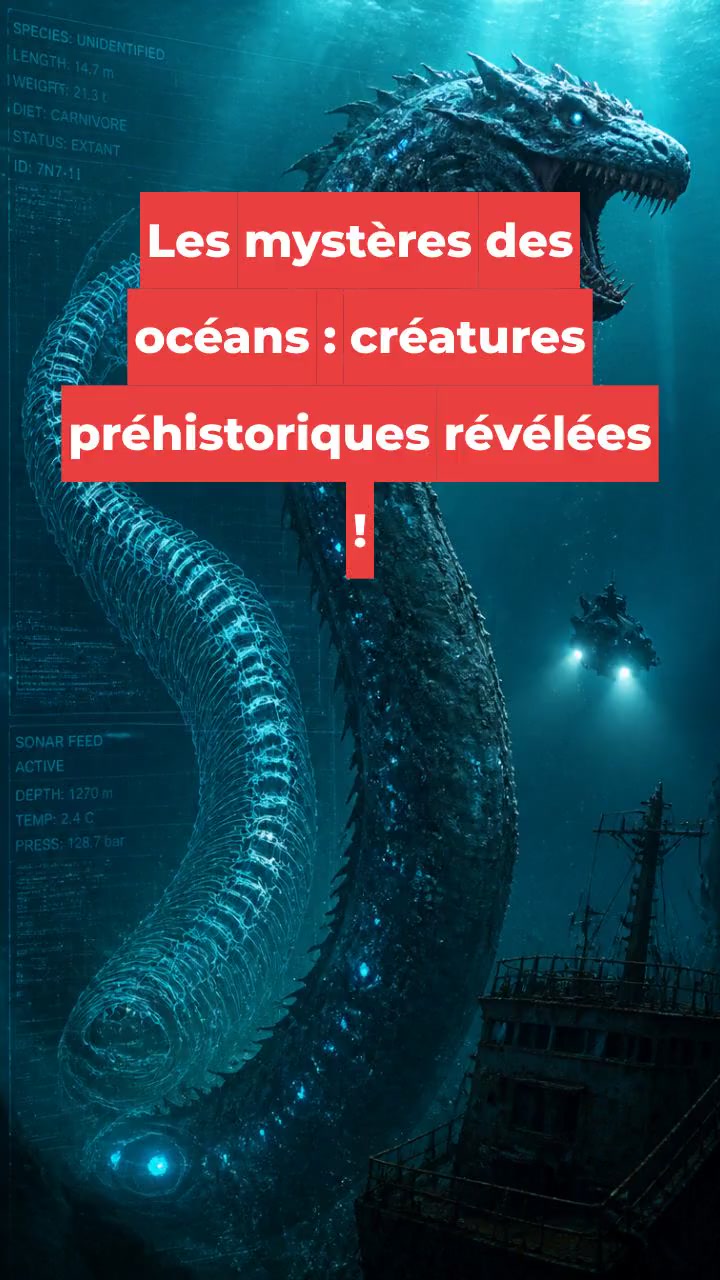 Les mystères des océans : créatures préhistoriques révélées !