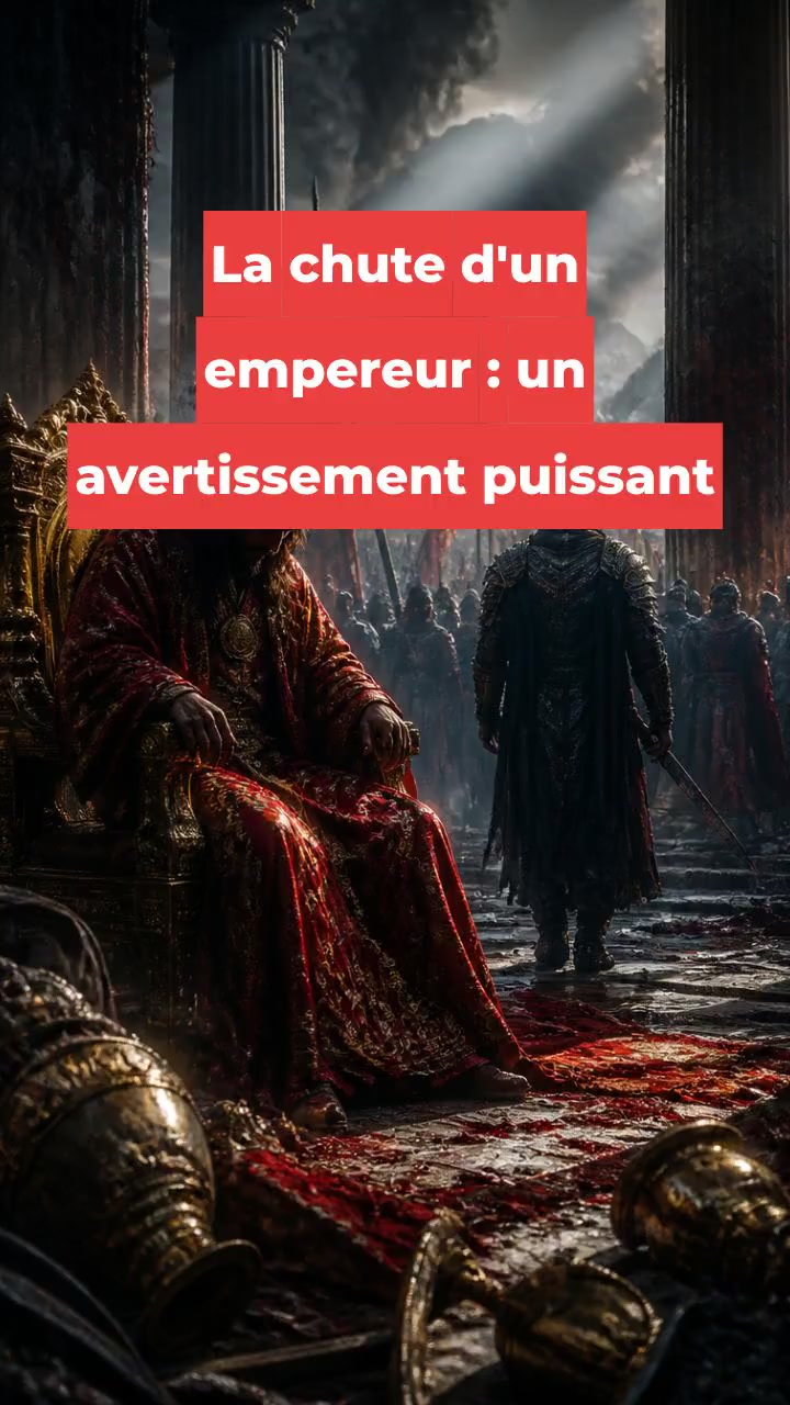 La chute d'un empereur : un avertissement puissant