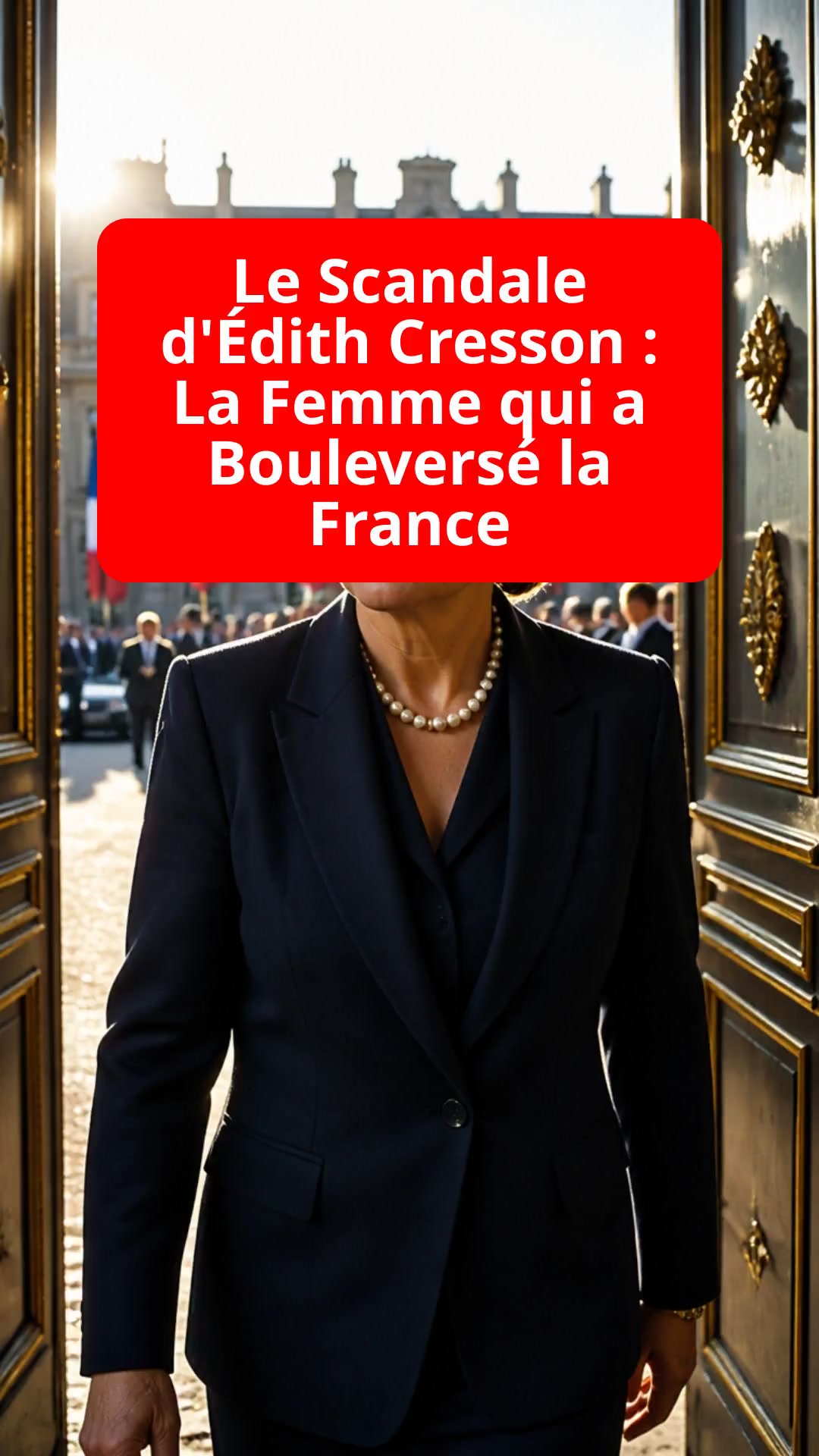 Le Scandale d'Édith Cresson : La Femme qui a Bouleversé la France