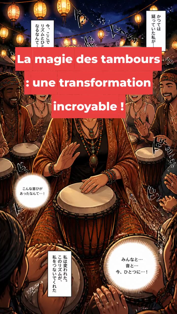 La magie des tambours : une transformation incroyable !