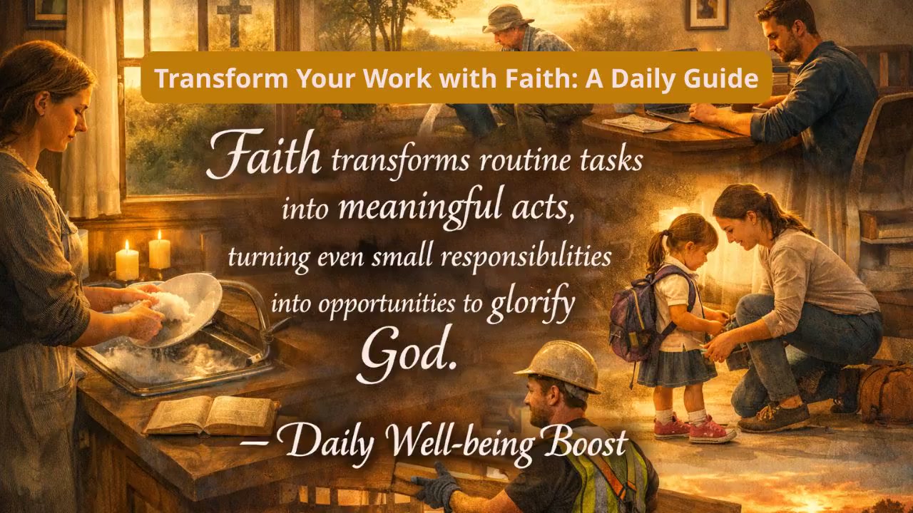 Transform Your Work with Faith: A Daily Guide