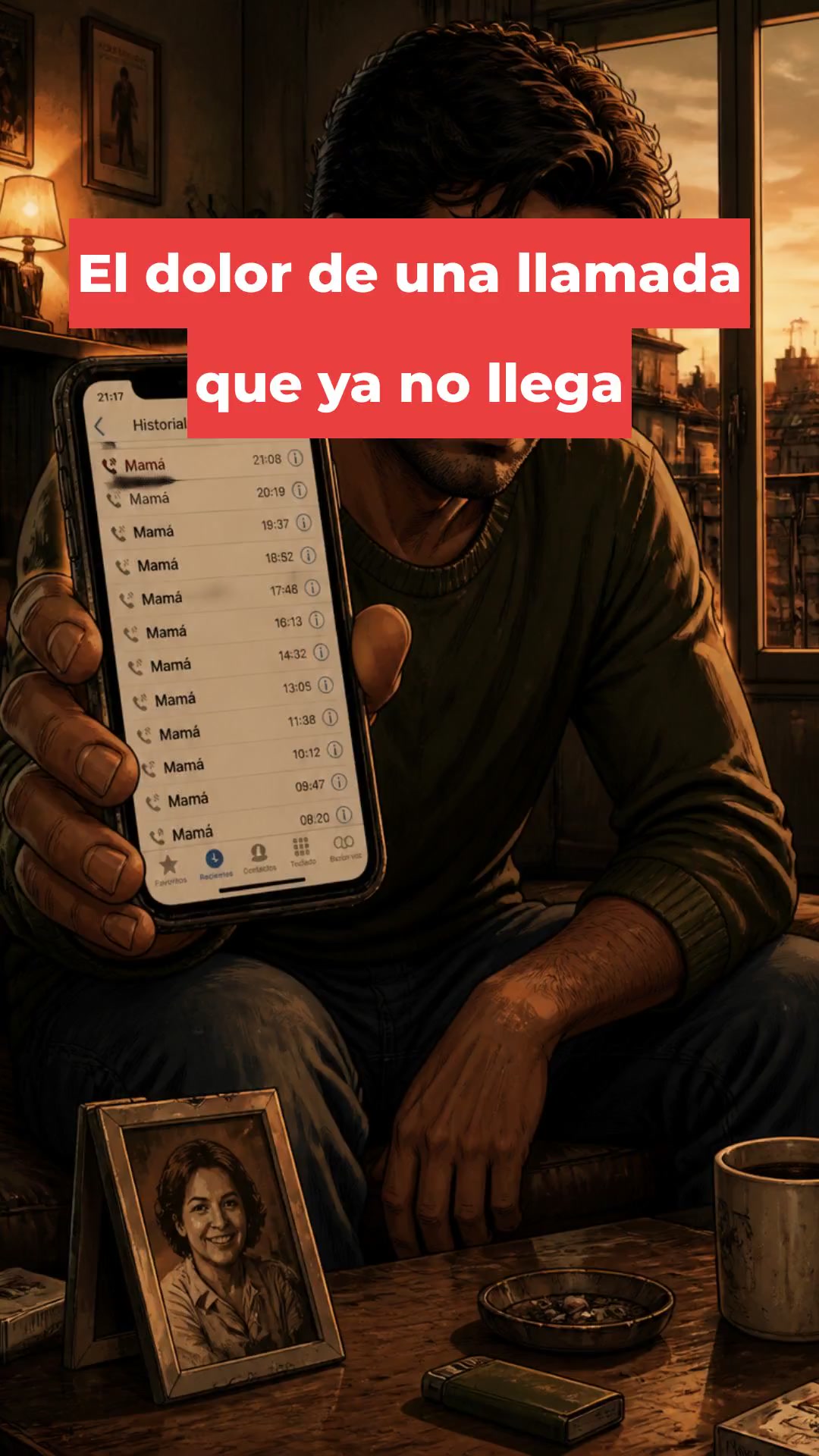 El dolor de una llamada que ya no llega