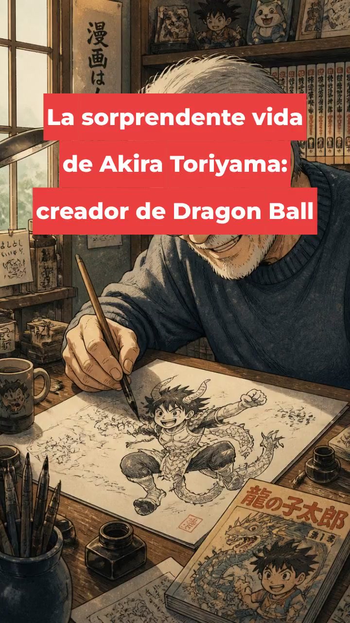 La sorprendente vida de Akira Toriyama: creador de Dragon Ball