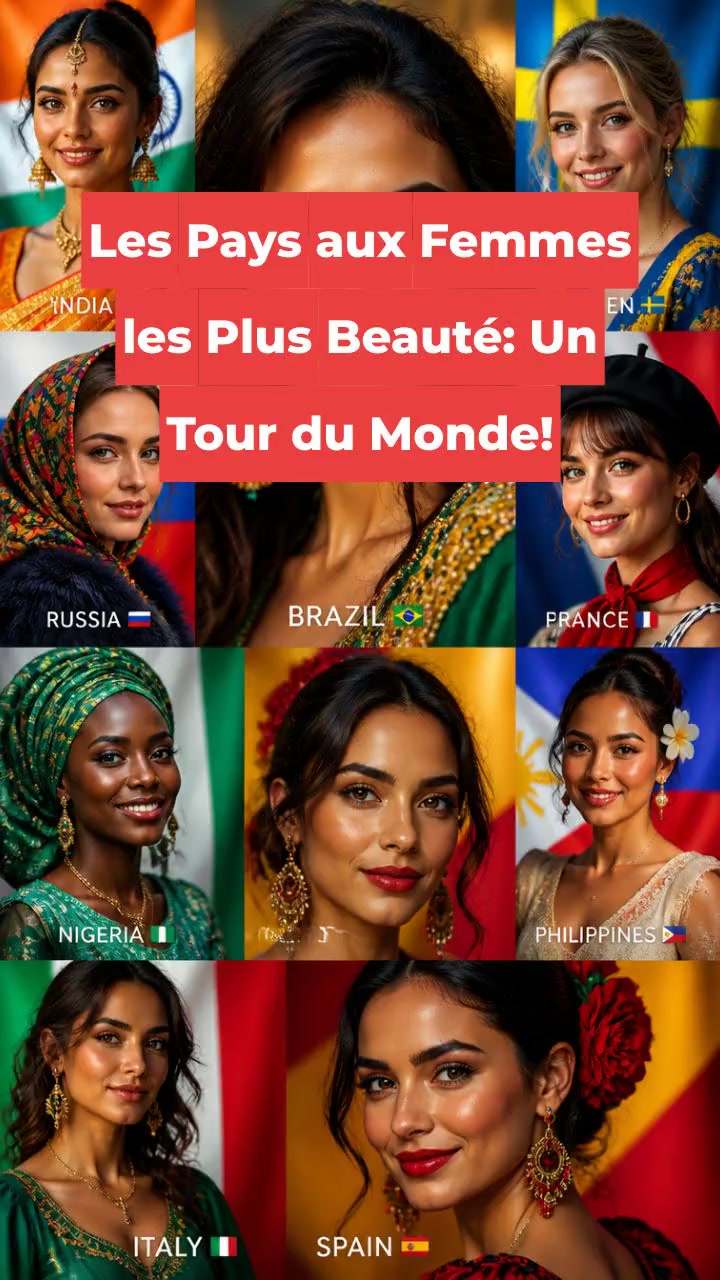 Les Pays aux Femmes les Plus Beauté: Un Tour du Monde!