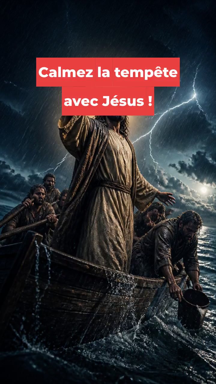 Calmez la tempête avec Jésus !